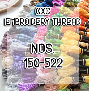 (No.150-522) CXC Embroidery Threads - Pick Your Colours