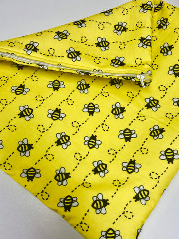 Bumbly Bee Luxury Padded Project Bag, Q-Snap Frame Cover Set