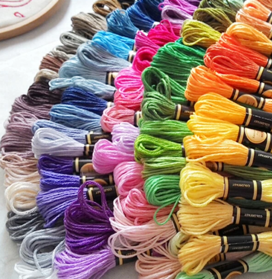 (No.3822-ecru) CXC Embroidery Threads - Pick Your Colours