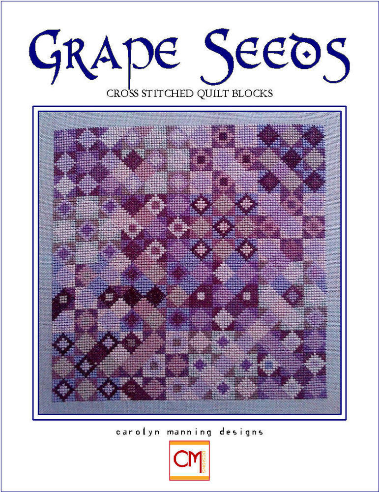 Grape Seeds Carolyn Manning Cross Stitch Chart