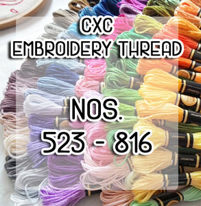 (No.523-816) CXC Embroidery Threads - Pick Your Colours