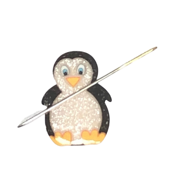 Penelope the Glittery Penguin Needle Minder