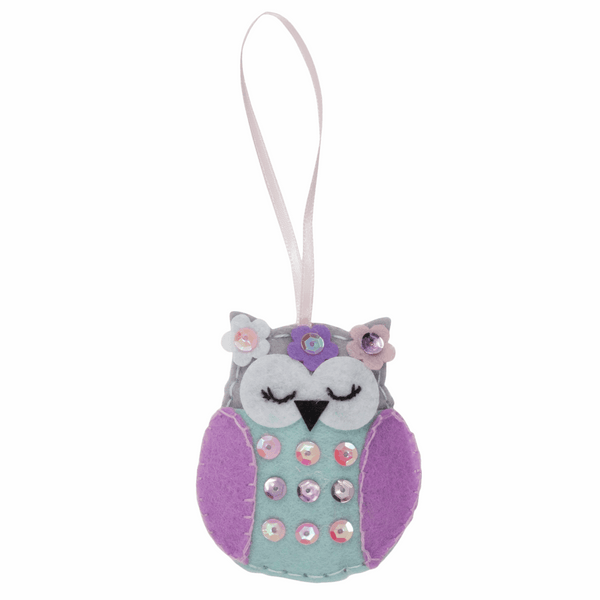 Spring Owl Felt Decoration Kit - Trimits