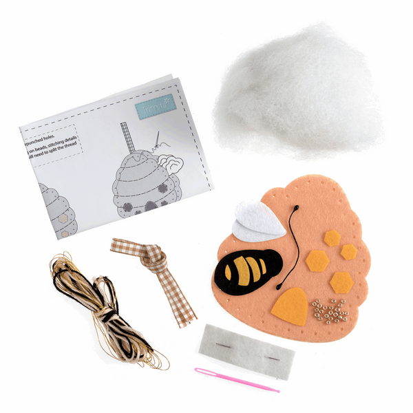 Bee Hive Felt Decoration Kit - Trimits