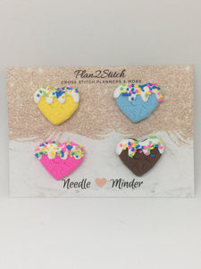 Cookie Sprinkle Heart Needleminders
