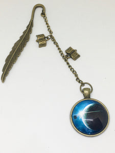 Antique Bronze Outer Space Bookmark