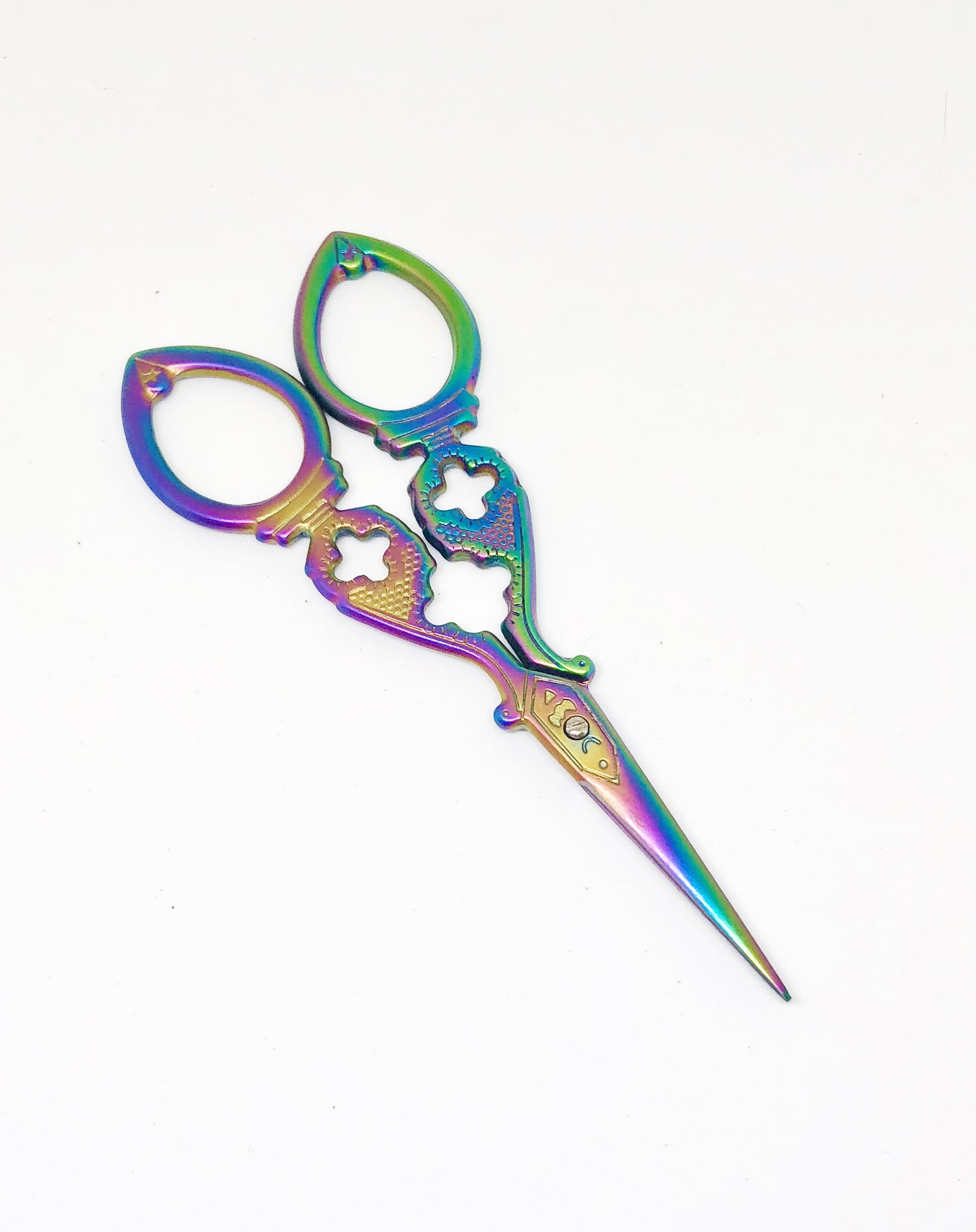 Gothic Vintage Rainbow Embroidery Scissors
