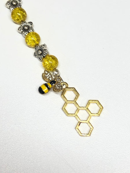 Honey Bee Scissor Fob/ Scissor Charm