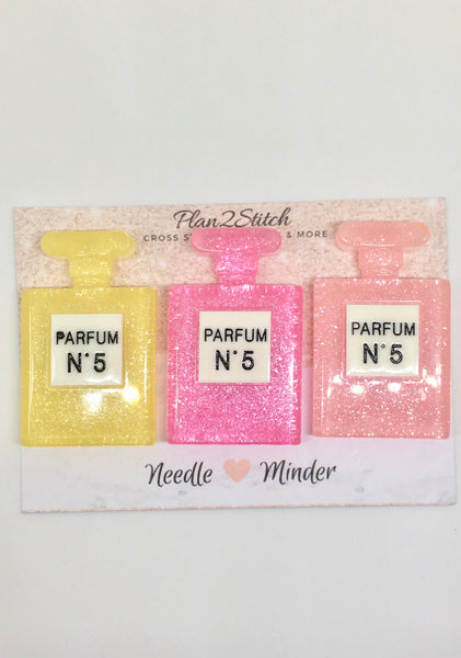 Glitter Perfume Bottle Needleminder