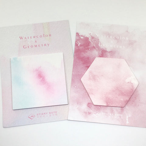 Beautiful Watercolour Sticky Notes