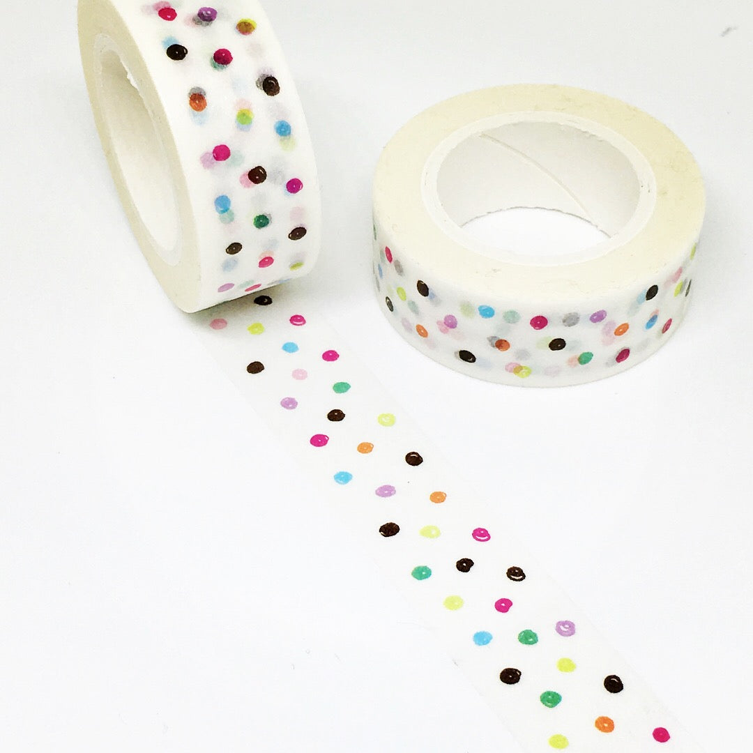 Rainbow Dot Washi Tape