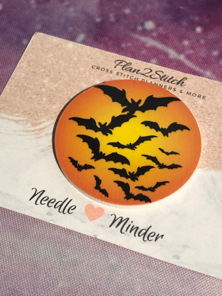 Batty For Bats Halloween Needle Minder