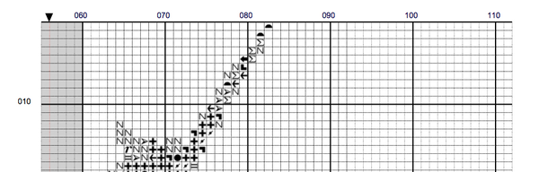 Galaxy Unicorn Counted Cross Stitch Chart