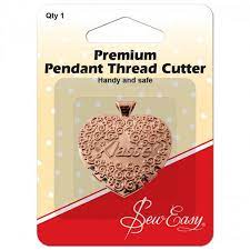 Premium Heart Pendant Thread Cutter - Rose Gold