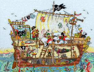 Pirate Ship Cut-Thru Bothy Threads Kit