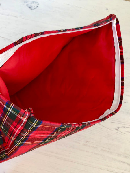Red Tartan Project Bag, Q-Snap Frame Bag Set