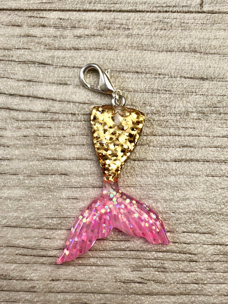 Sparkly Mermaid Tail Planner Charms