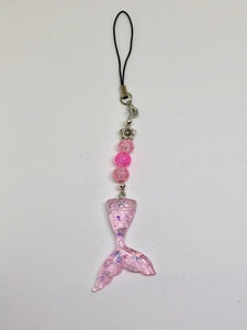 Pink Mermaid Tail Scissor Fob
