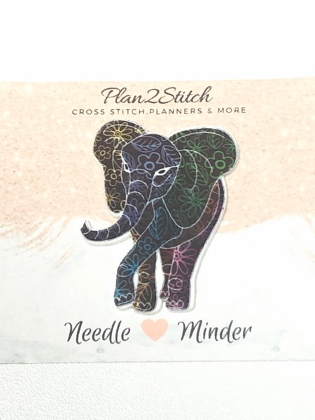 Patterned Elephant Needle Minder