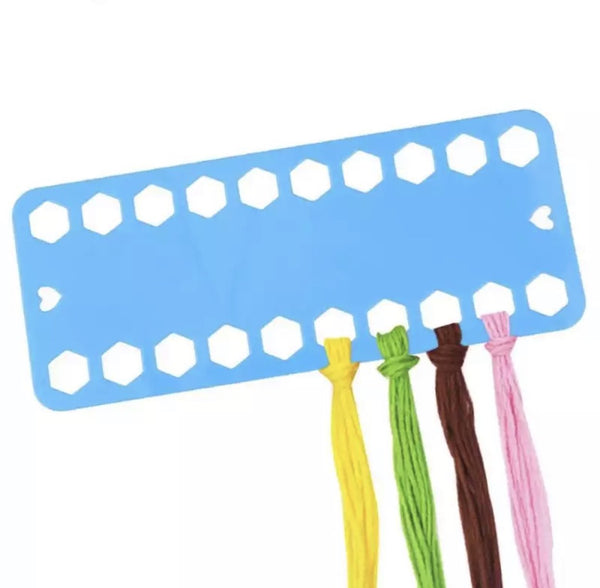 Set of 4 Plastic Thread Organisers - Brights Edition
