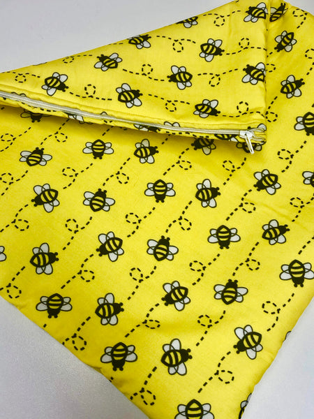 Bumbly Bee Luxury Padded Project Bag, Q-Snap Frame Cover Set