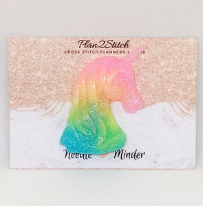 Pastel Glitter  Unicorn Needleminder