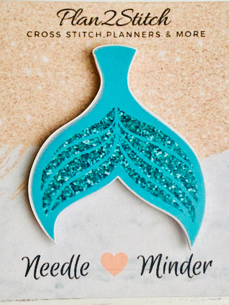 Blue Lagoon Mermaid Tail Needle Minder