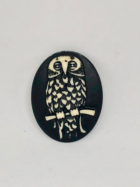 Antique Owl Needleminder
