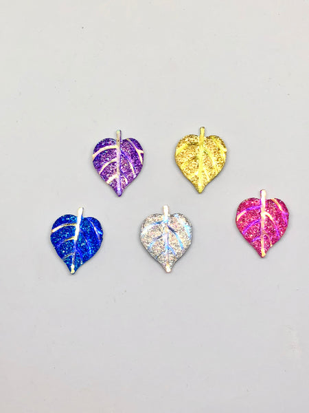 Small Sparkly Leaf Needleminders