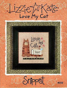 Love My Cat (Personalised)Snippet Lizzie Kate Chart