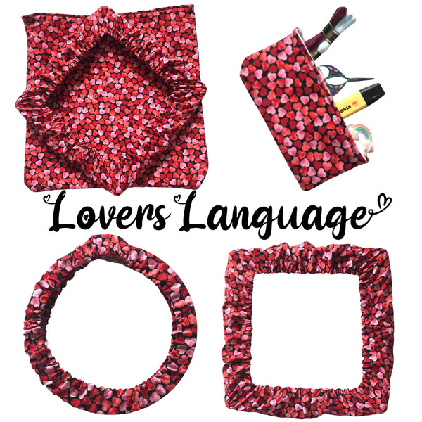 Lovers Language Luxury Padded Project Bag, Q-Snap Frame Bag Set