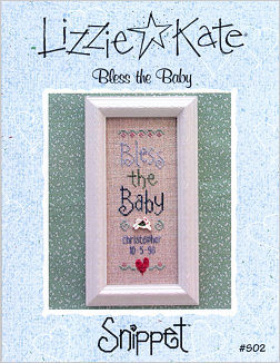 Bless the Baby (Personalised) Snippet Lizzie Kate Chart