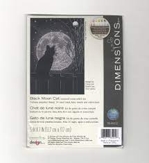 Dimensions Counted Cross Stitch Kit - Black Moon Cat